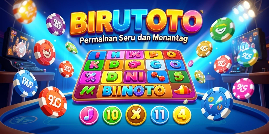 Tampilan gameplay BIRUTOTO yang seru dan menarik.