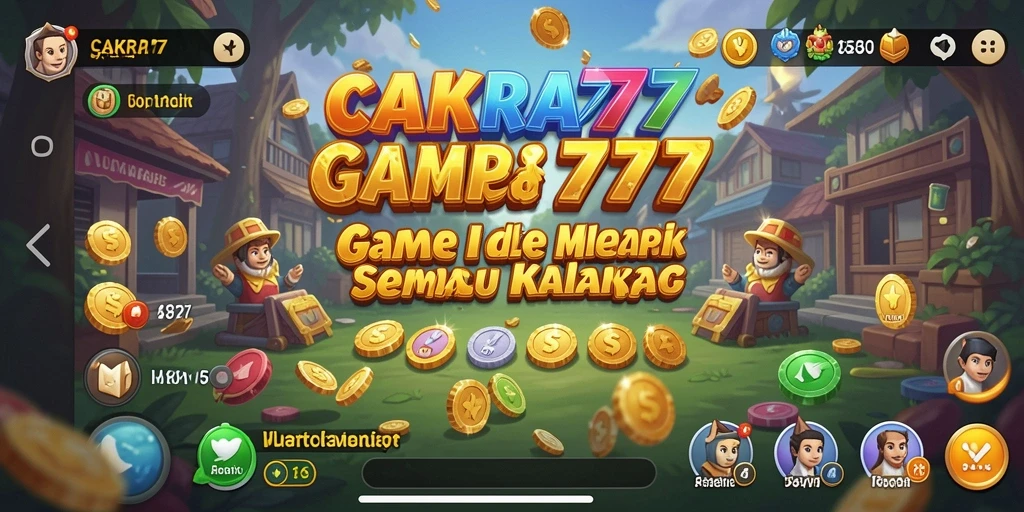 Tampilan gameplay CAKRA777 yang menarik dan penuh warna.