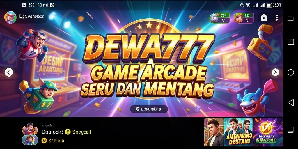 Screenshot gameplay DEWA777 menampilkan grafis cerah dan aksi seru.