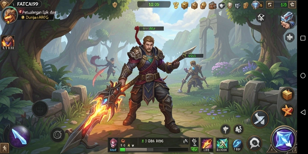 Tangkapan layar dari gameplay menarik di FATCAI99.