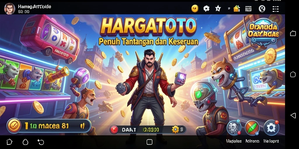 Tampilkan gameplay menarik dan tantangan seru di HARGATOTO.