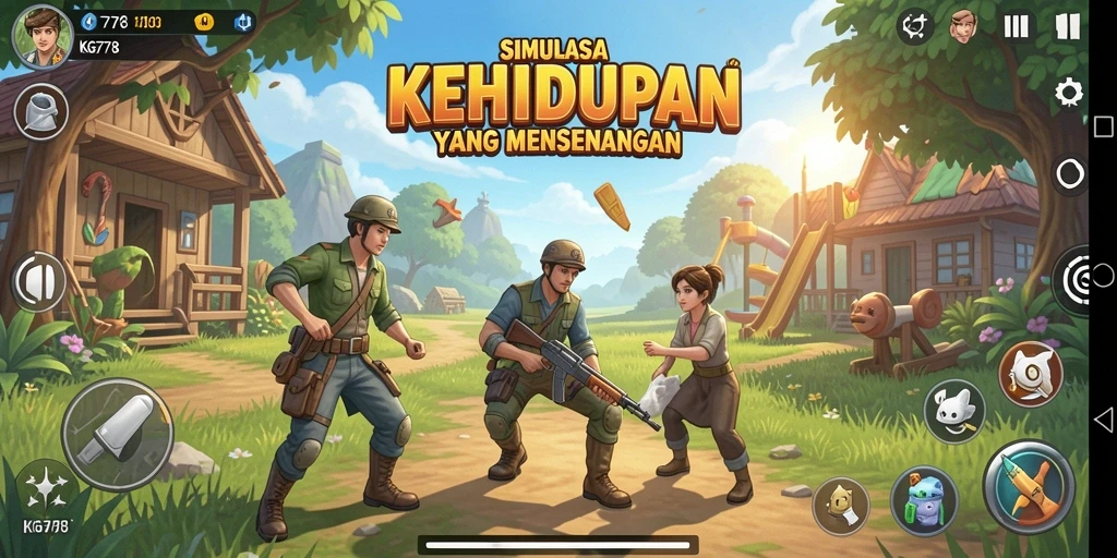 Tampilan gameplay yang menarik dan interaktif dari KG778.