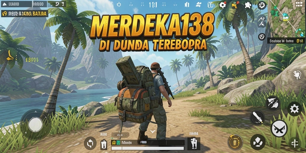 Screenshot gameplay MERDEKA138 menampilkan petualangan di dunia terbuka yang menakjubkan.