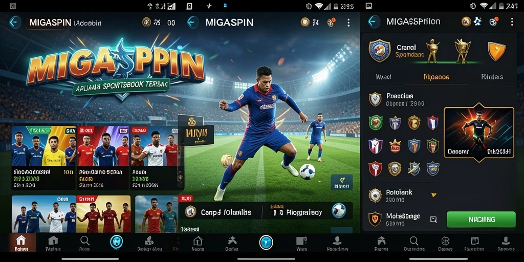 Gambar menunjukkan tampilan gameplay Sportsbook MIGASPIN yang menarik.