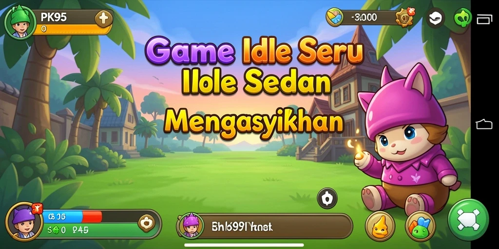 Tampilan gameplay PK95 yang mengasyikkan dan santai.