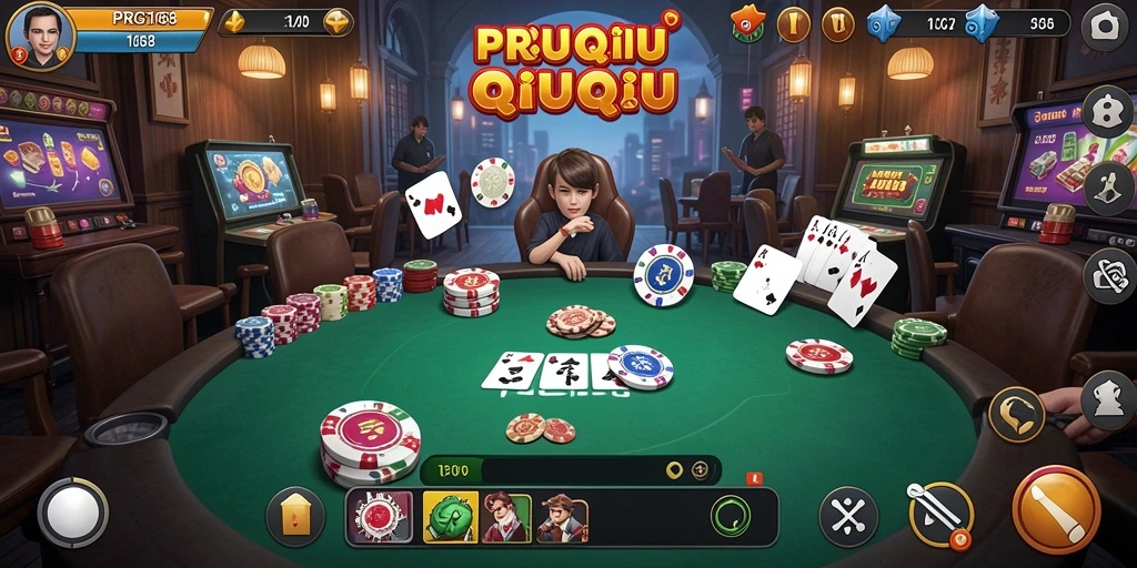 Tampilan gameplay seru PRG168 dalam QiuQiu.