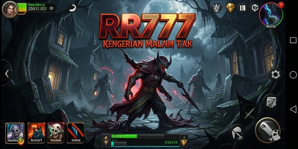 Tampilan gameplay mencekam dari RR777 saat menjelajahi lokasi angker.