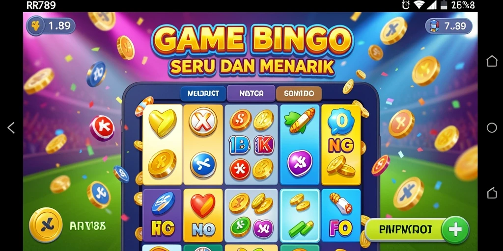 Screenshot gameplay RR789 menampilkan keseruan permainan Bingo.
