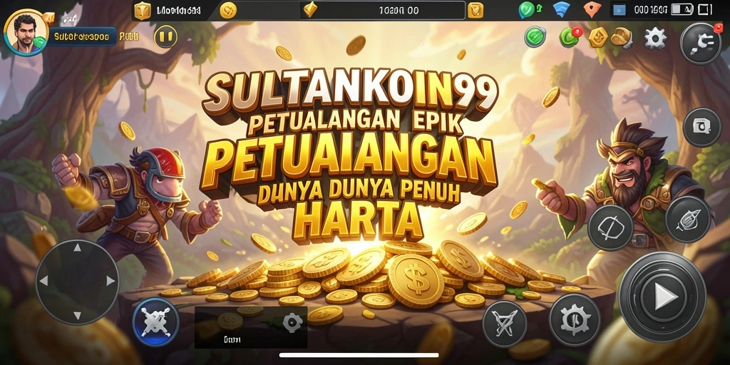 Tampilan gameplay menakjubkan dari SULTANKOIN99 di dunia petualangan.