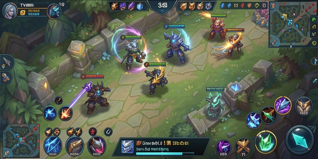 Tampilan gameplay seru dan strategis dari TV888.