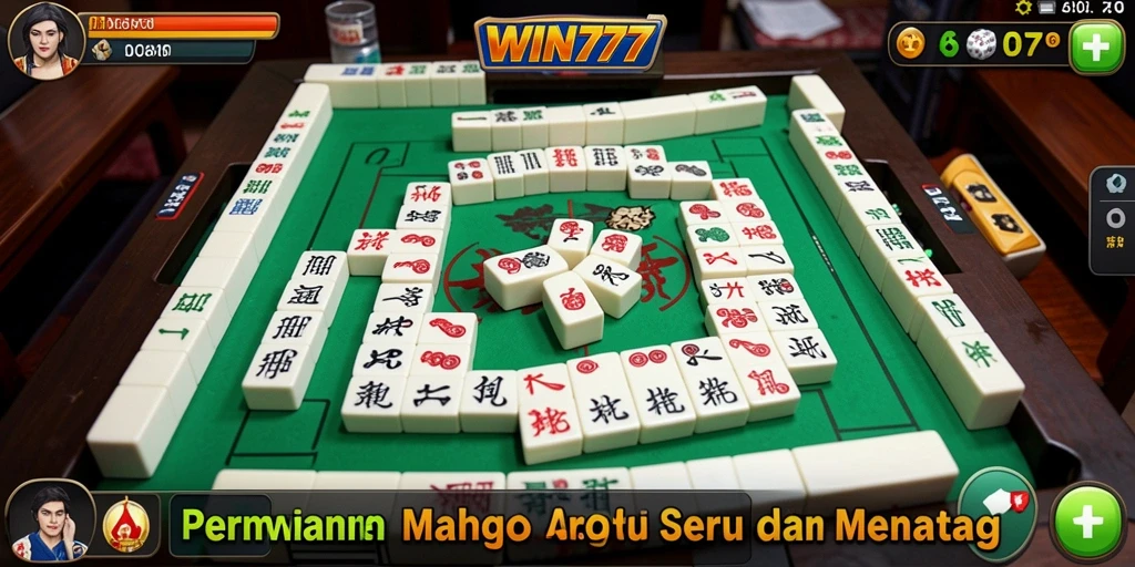 Tampilan gameplay menarik dari game Mahjong WIN777.